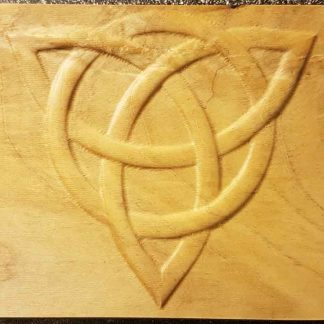 keltische, knoop, tulpenhout