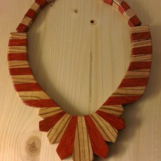 ketting, padoek, zebrano, hout