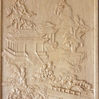 japans, tafereel, cnc, gefreesd